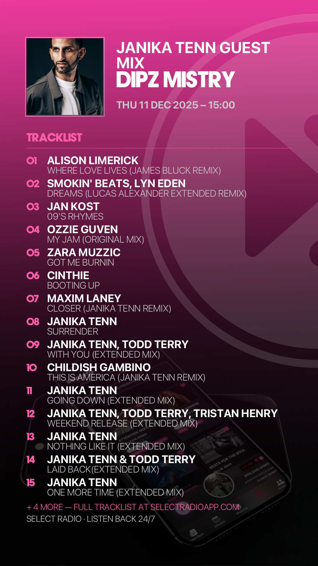 Tracklist Story Preview