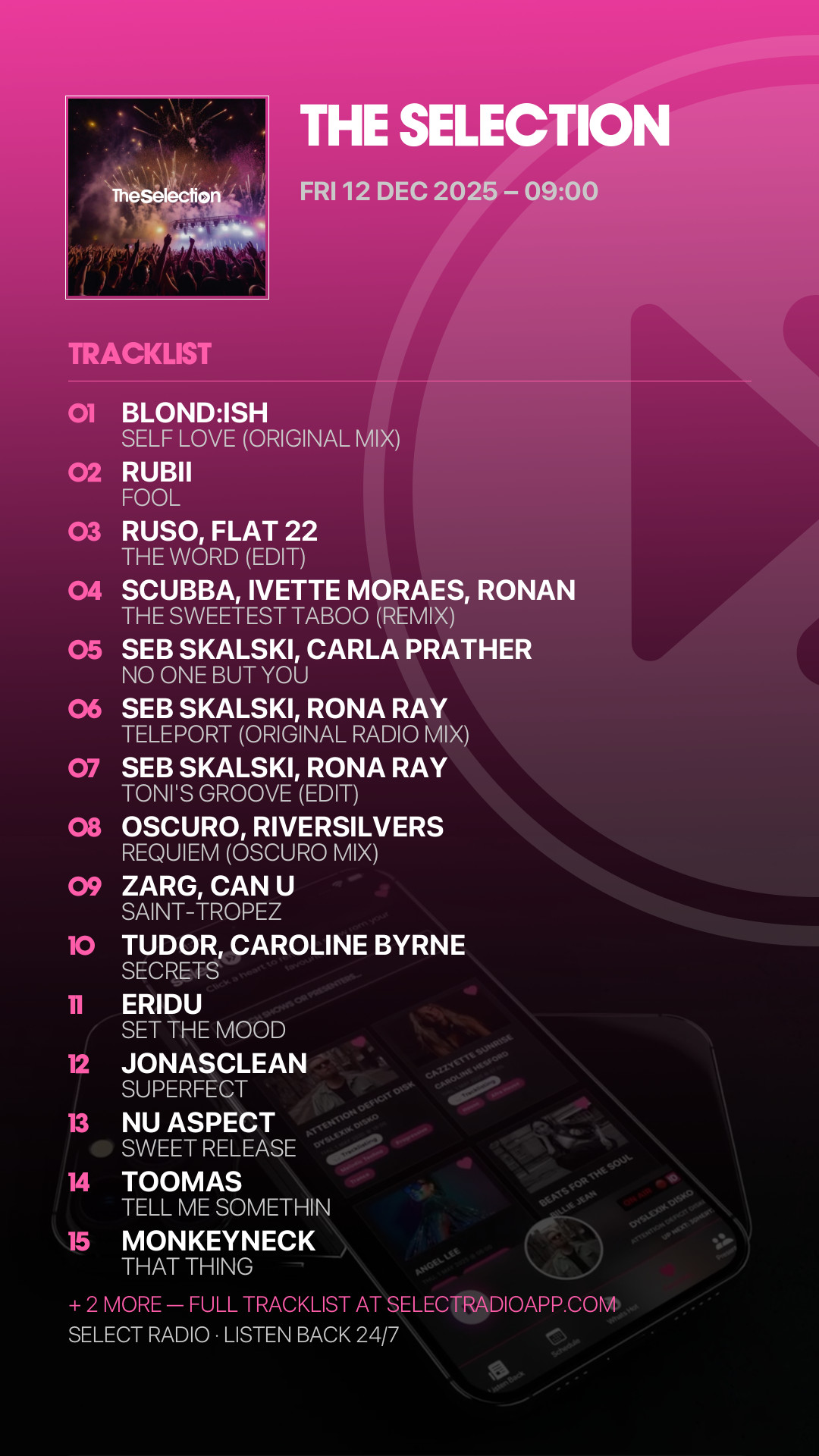 Tracklist Story Preview