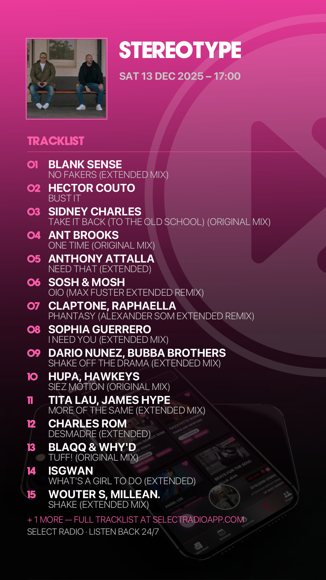 Tracklist Story Preview