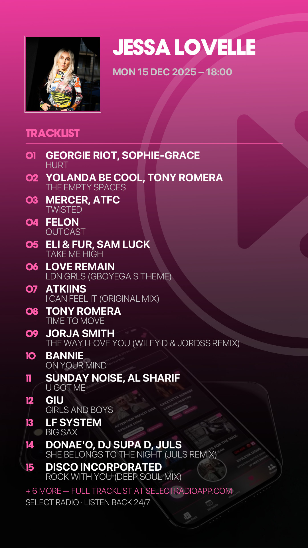 Tracklist Story Preview