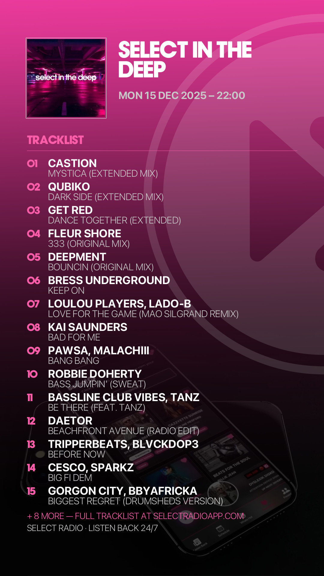 Tracklist Story Preview