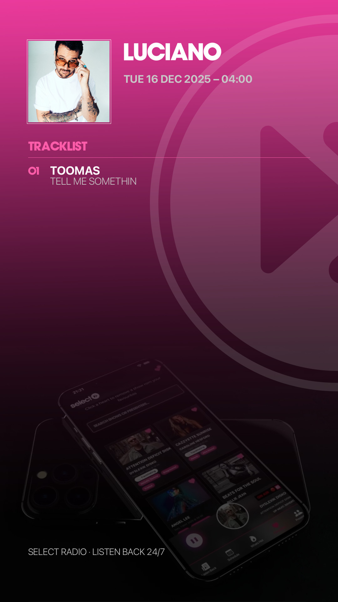 Tracklist Story Preview