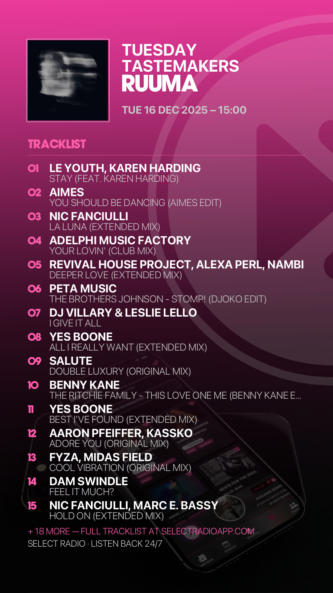 Tracklist Story Preview
