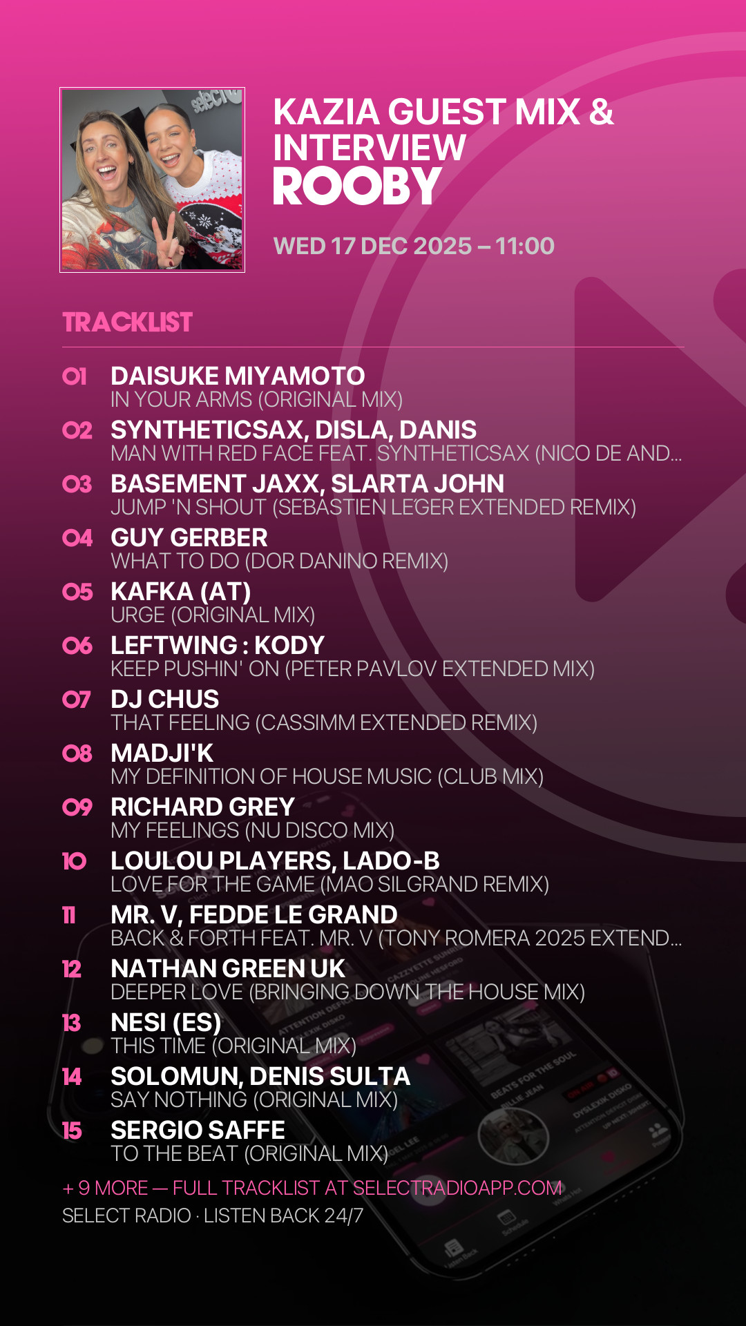 Tracklist Story Preview