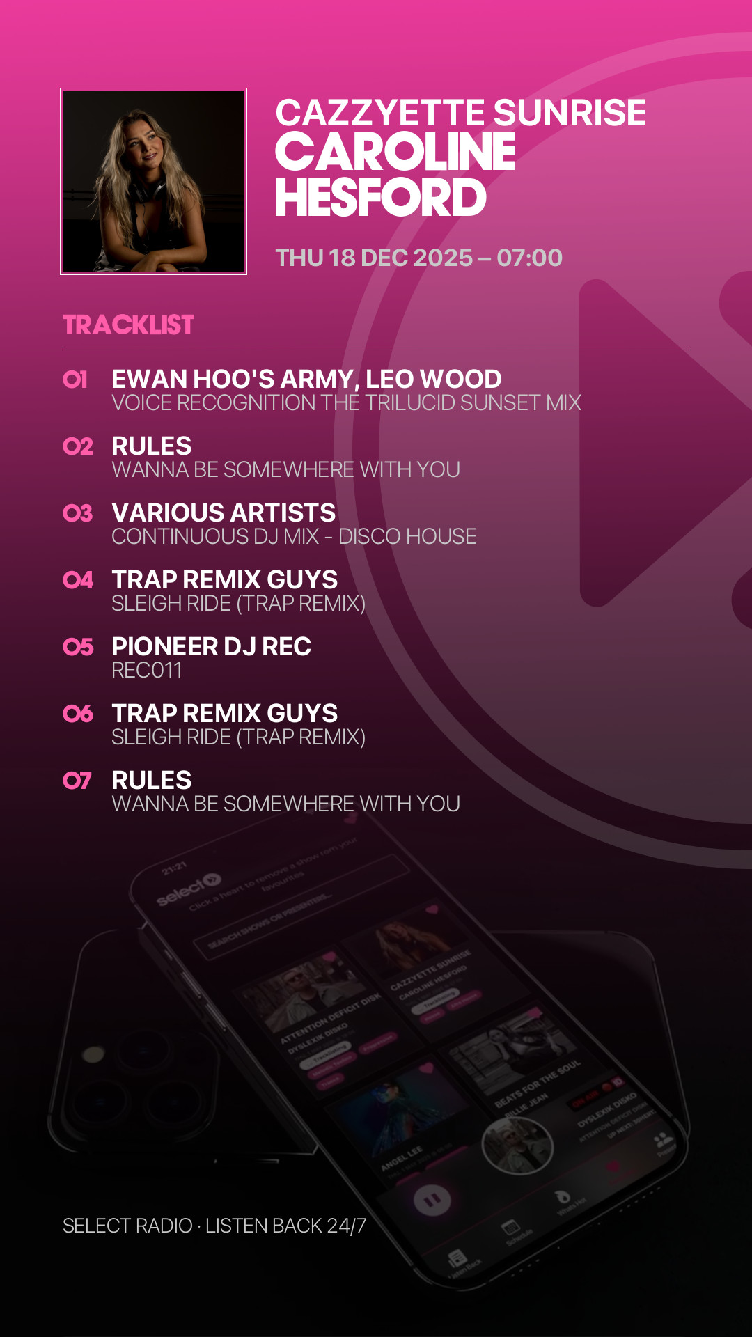 Tracklist Story Preview