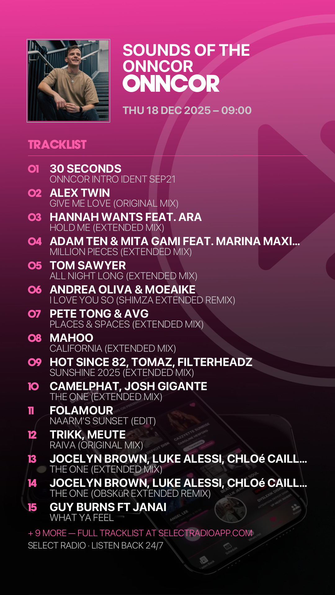 Tracklist Story Preview