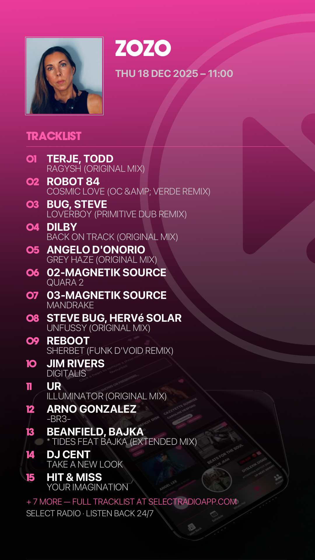 Tracklist Story Preview