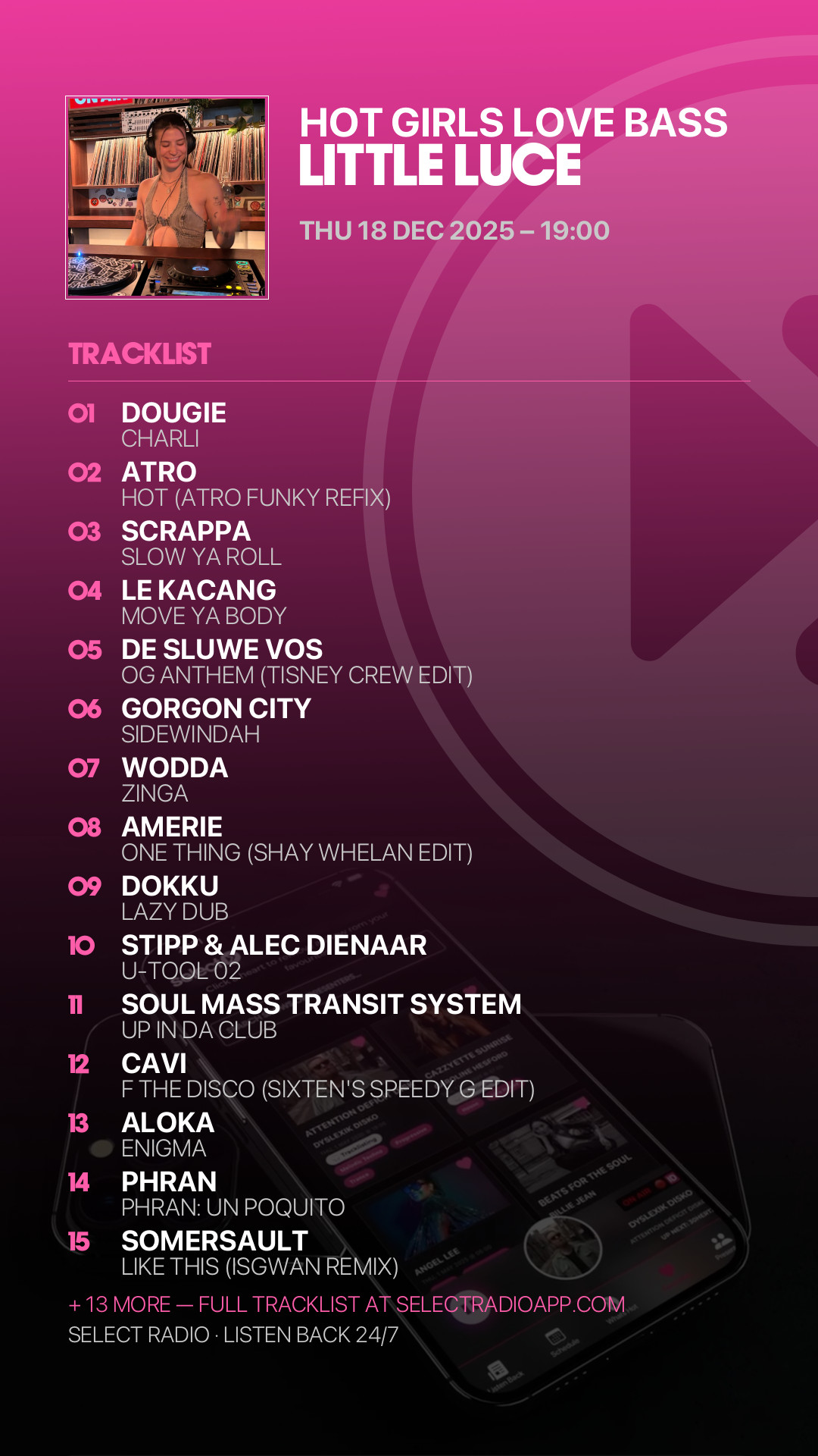 Tracklist Story Preview