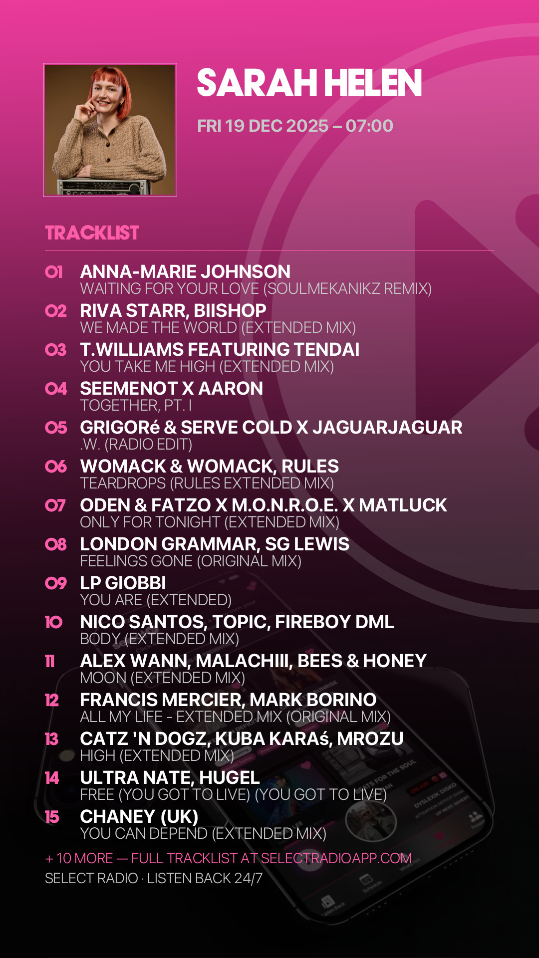 Tracklist Story Preview