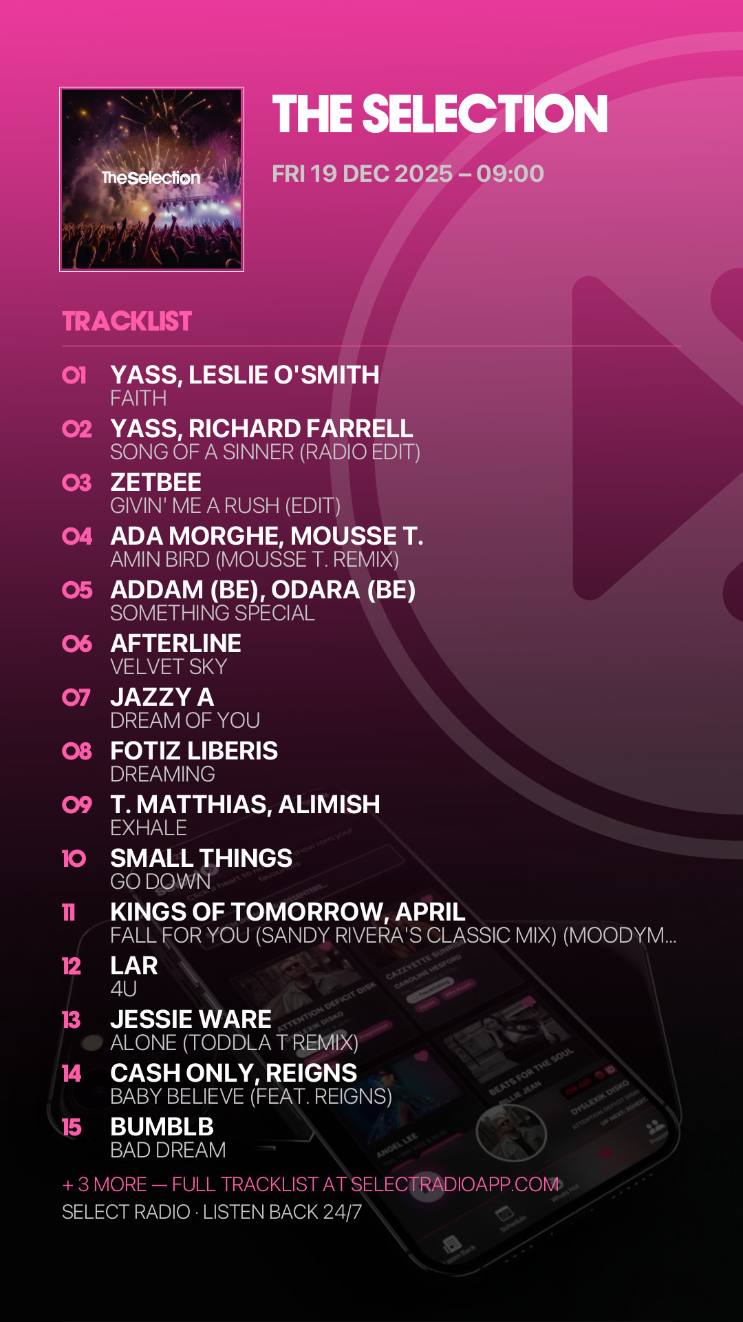 Tracklist Story Preview