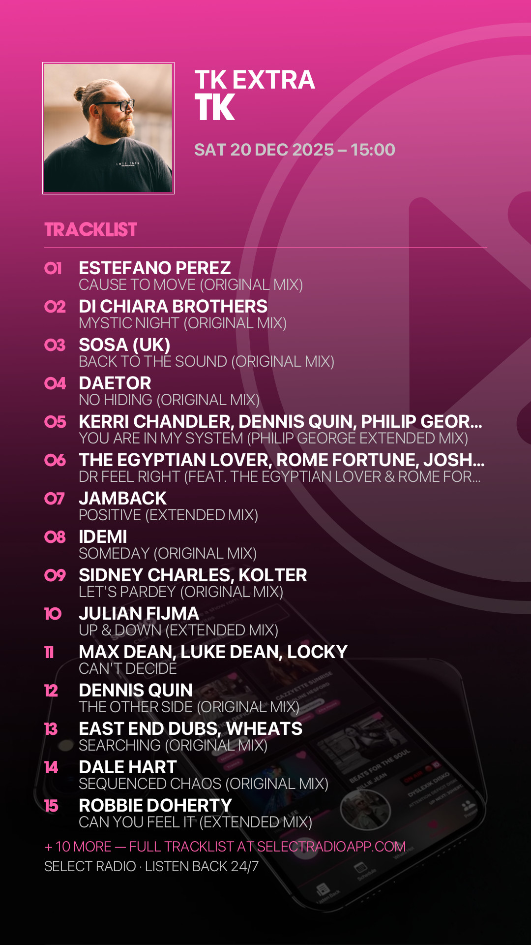 Tracklist Story Preview