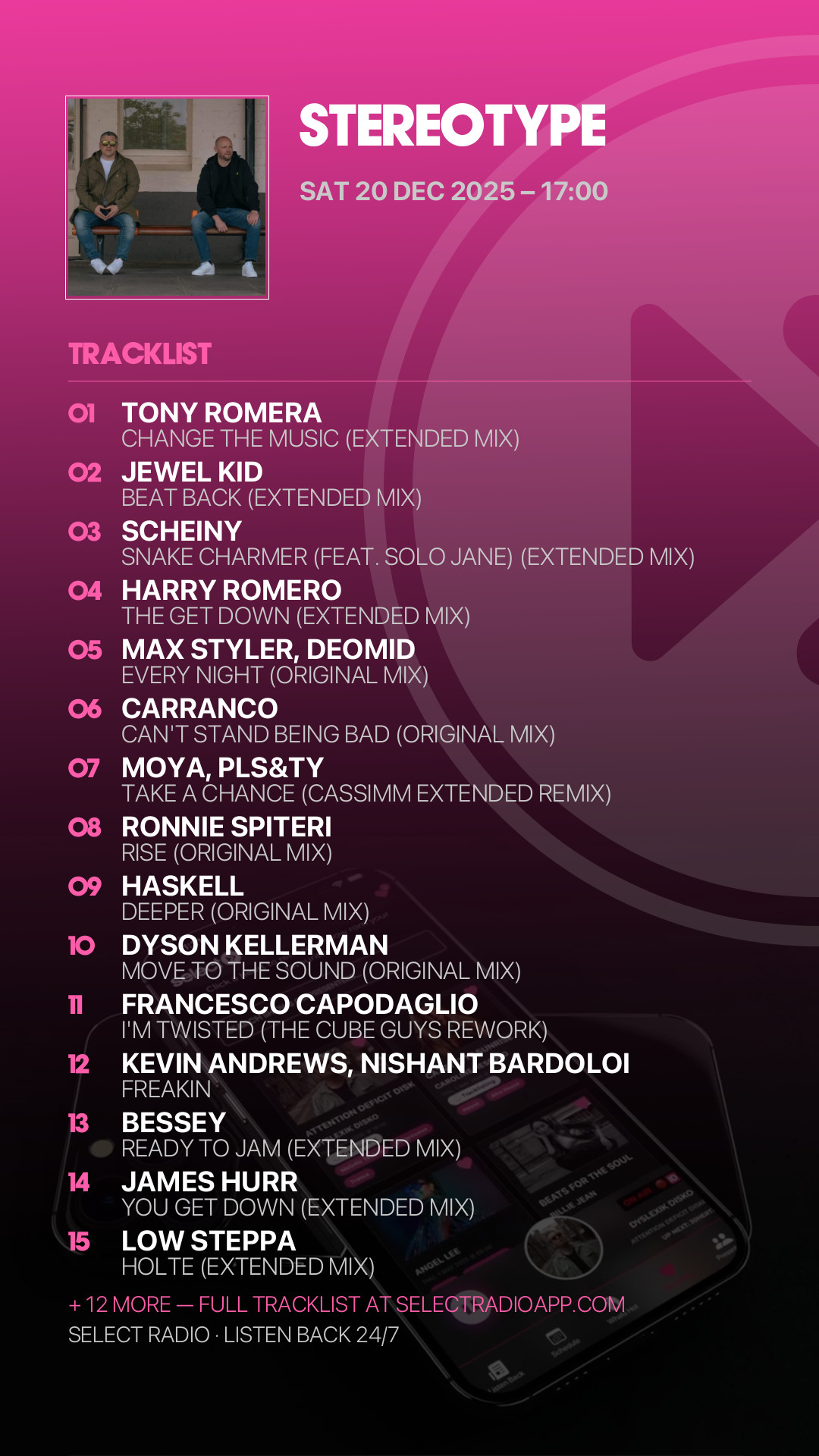 Tracklist Story Preview