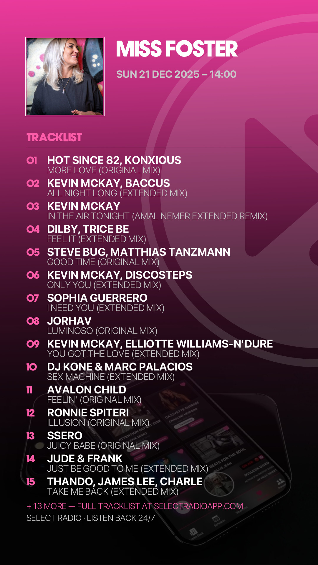 Tracklist Story Preview