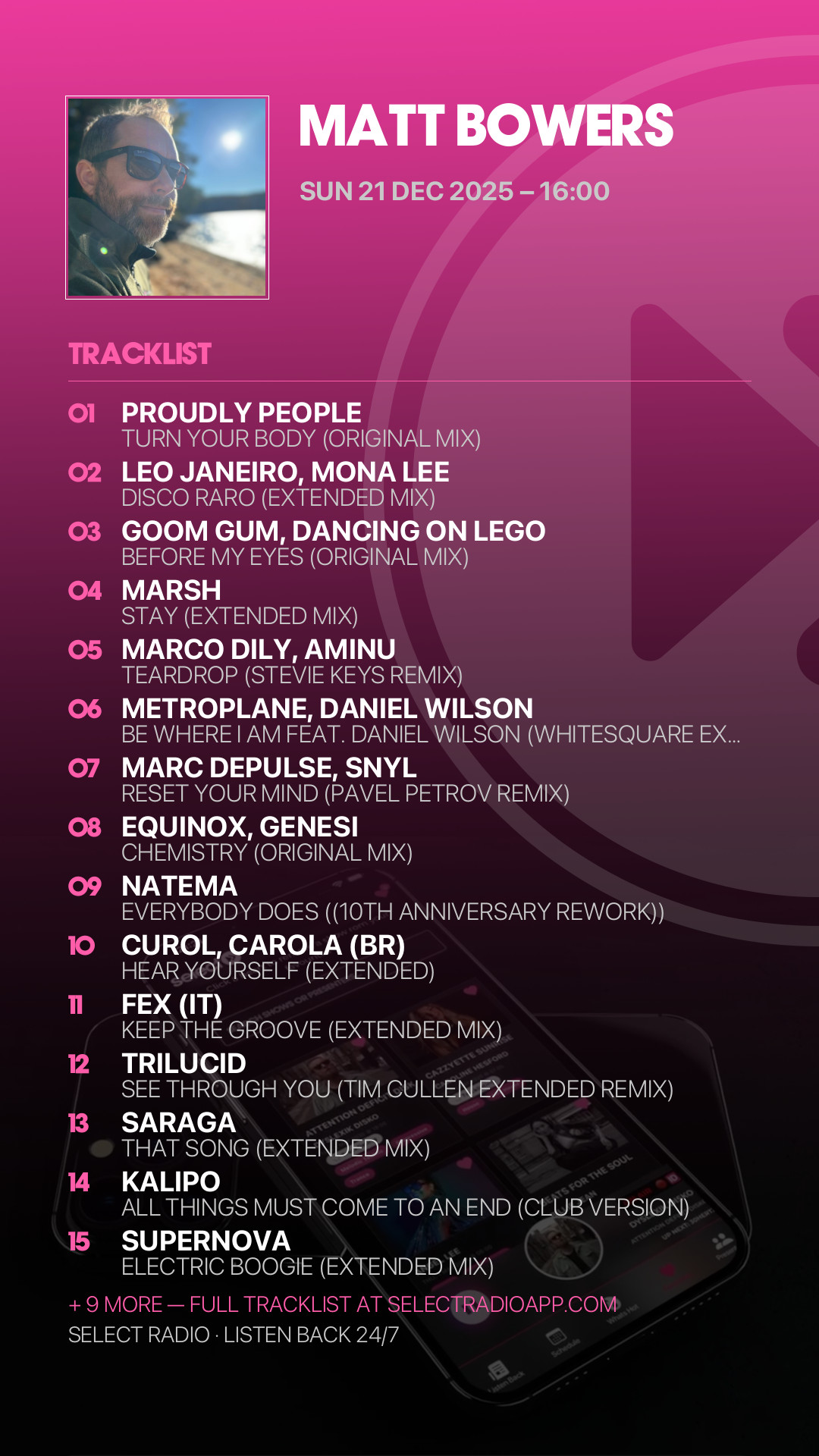 Tracklist Story Preview