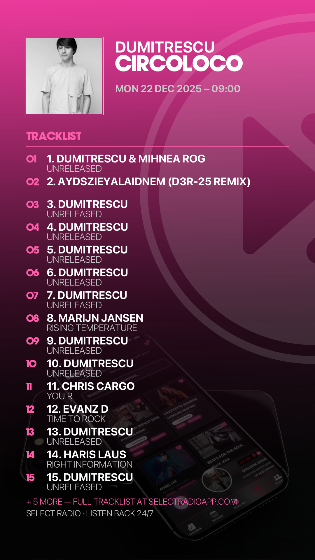 Tracklist Story Preview