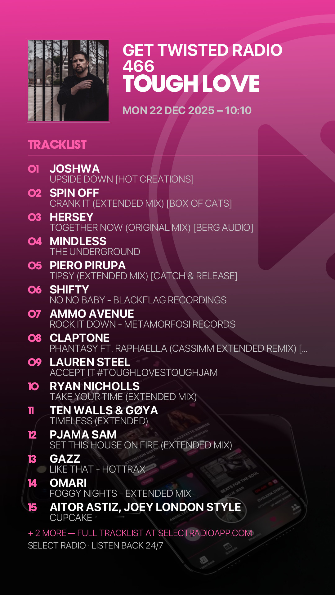 Tracklist Story Preview