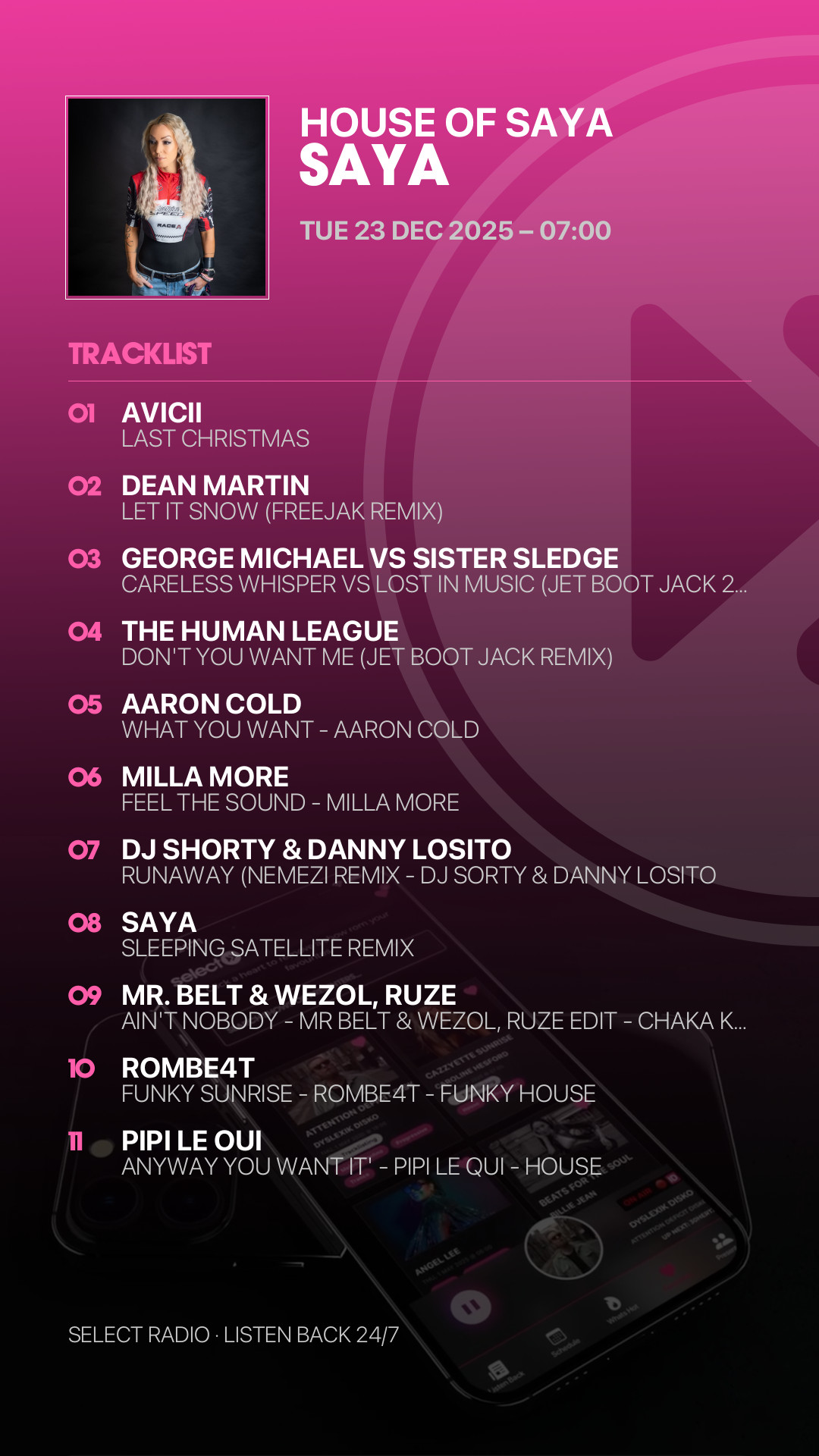 Tracklist Story Preview