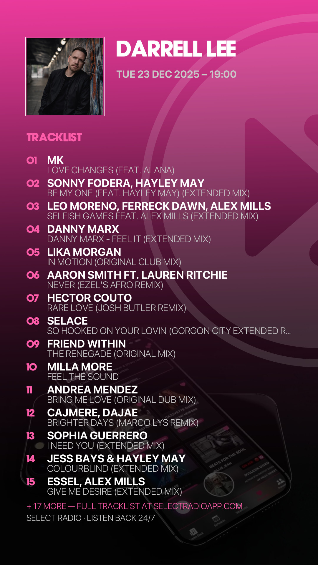 Tracklist Story Preview