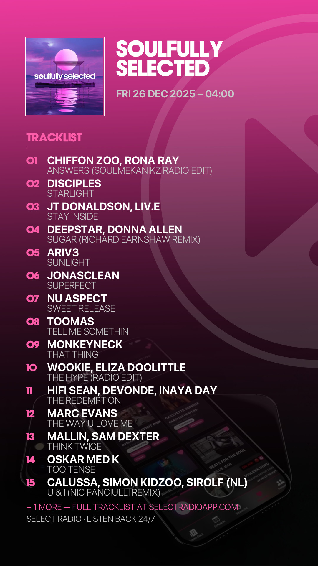 Tracklist Story Preview