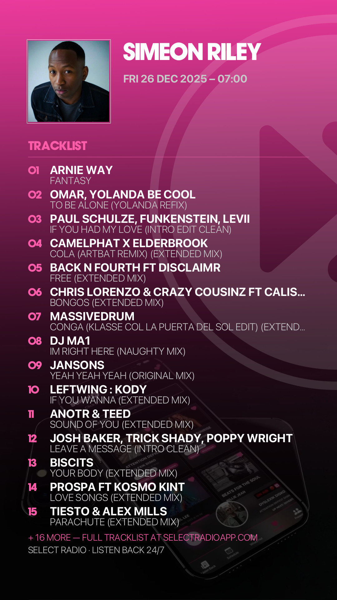 Tracklist Story Preview