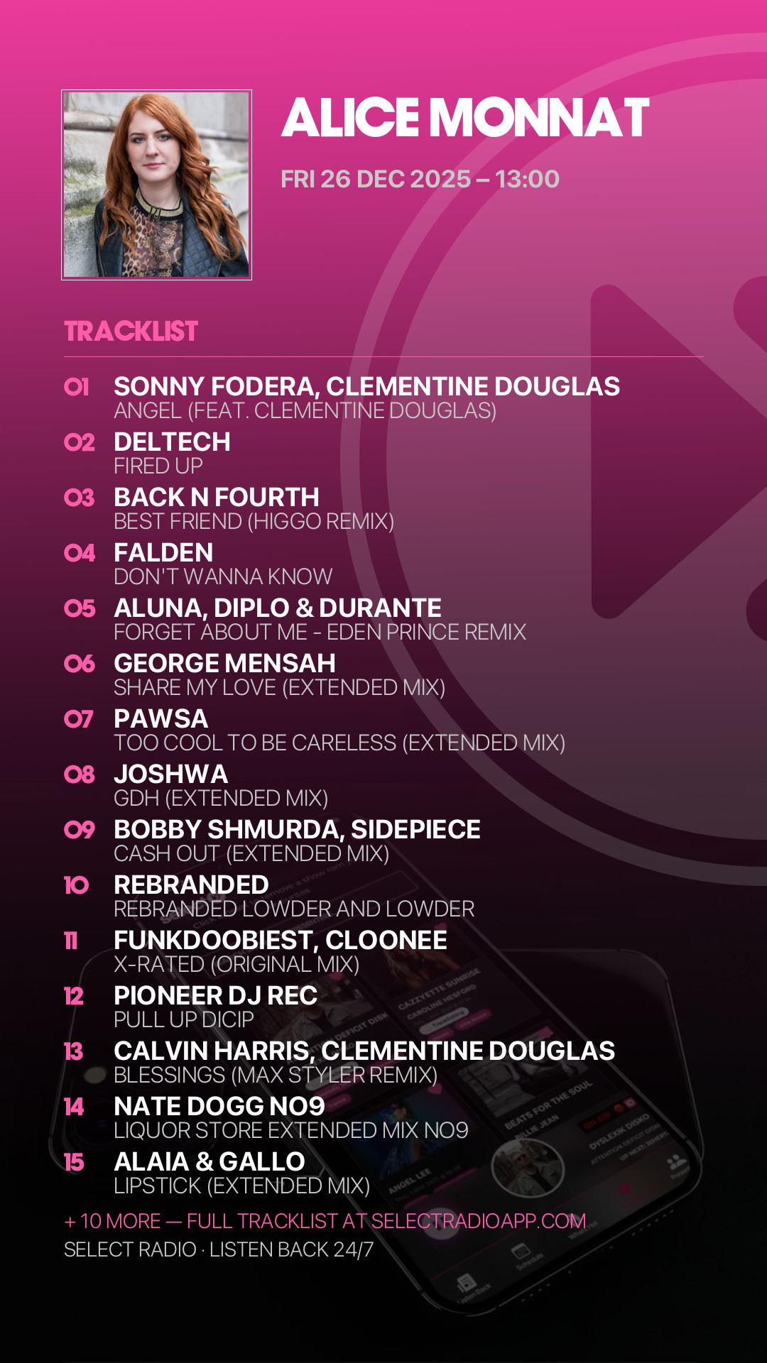 Tracklist Story Preview