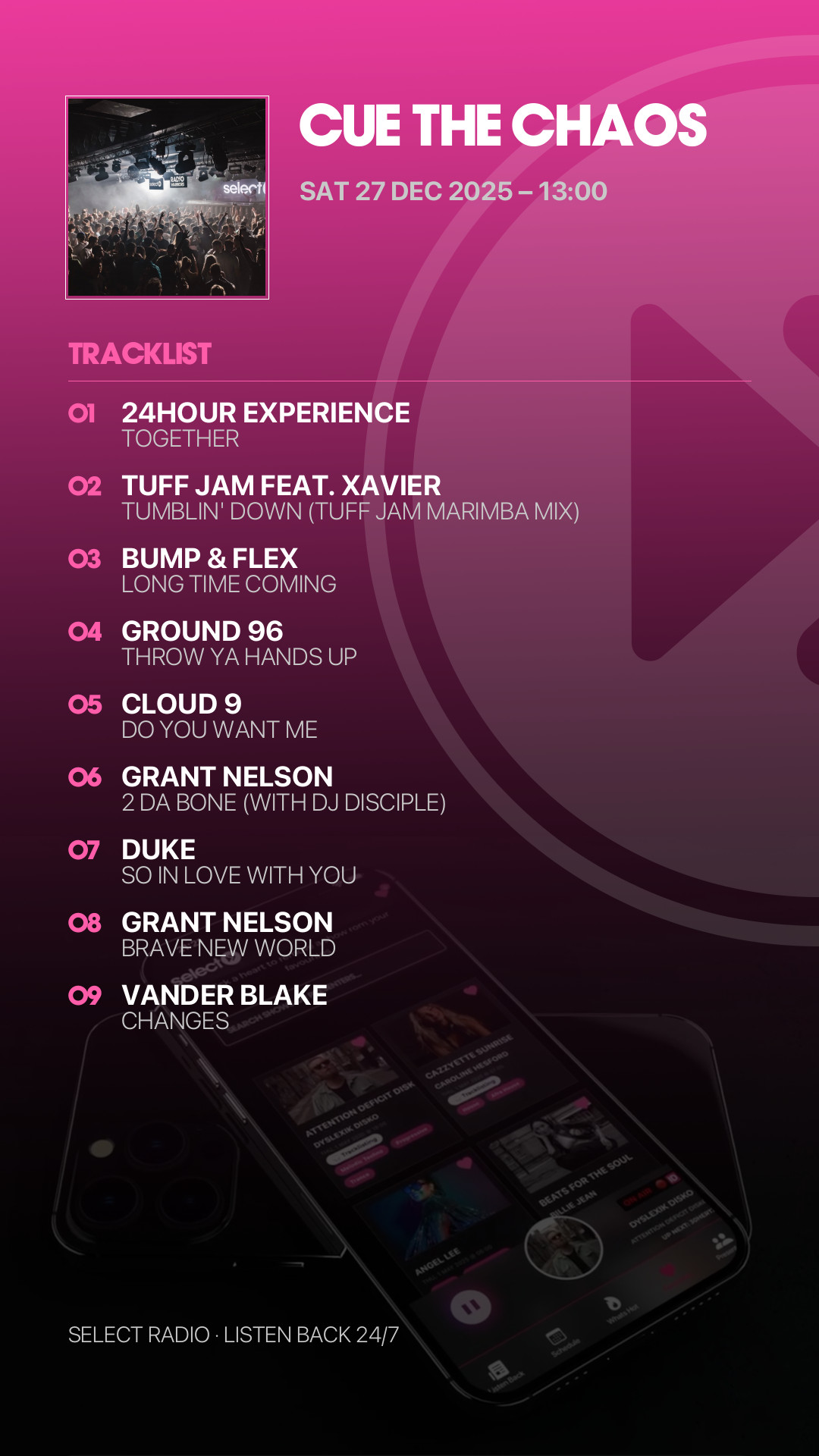 Tracklist Story Preview