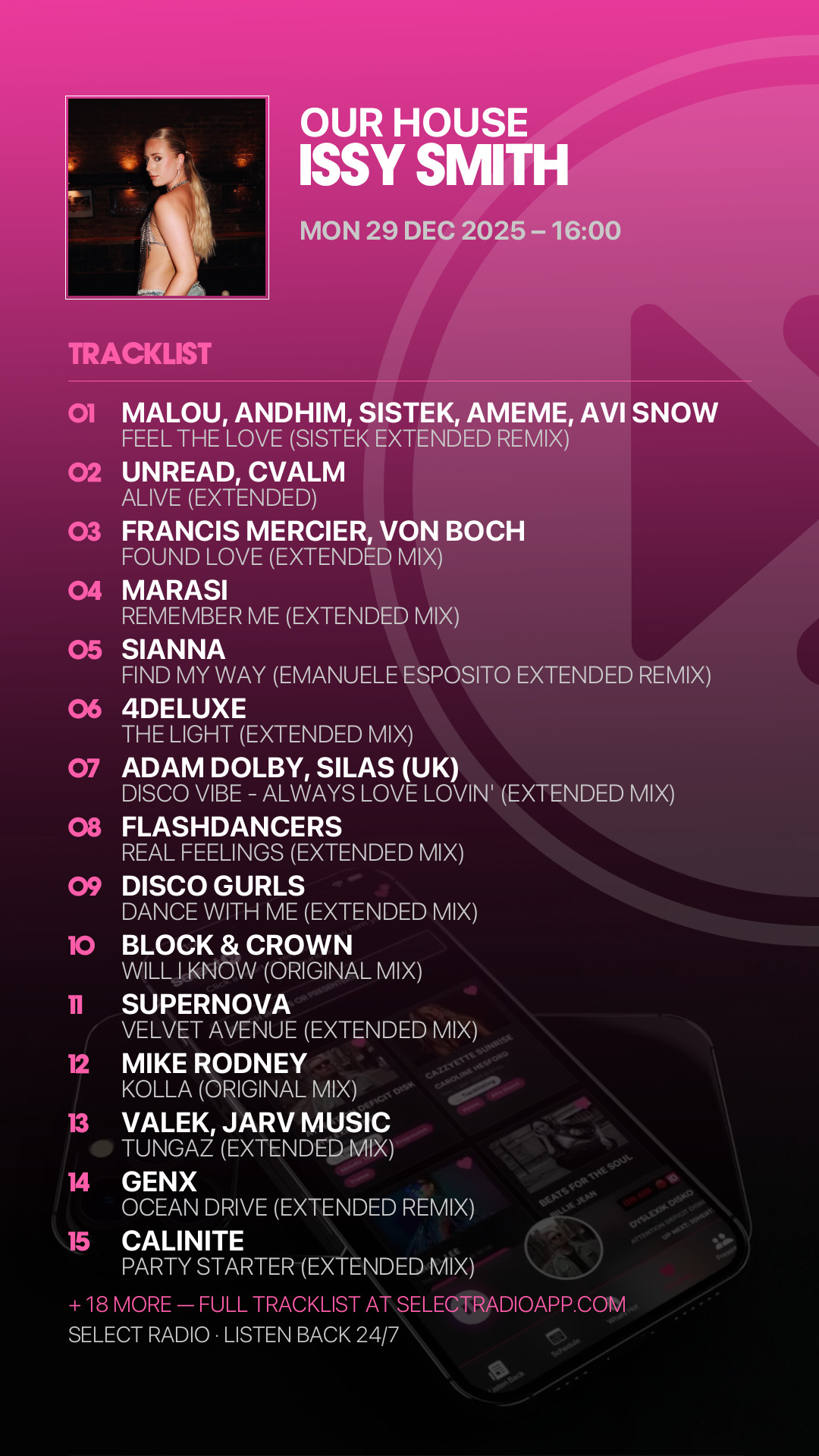 Tracklist Story Preview
