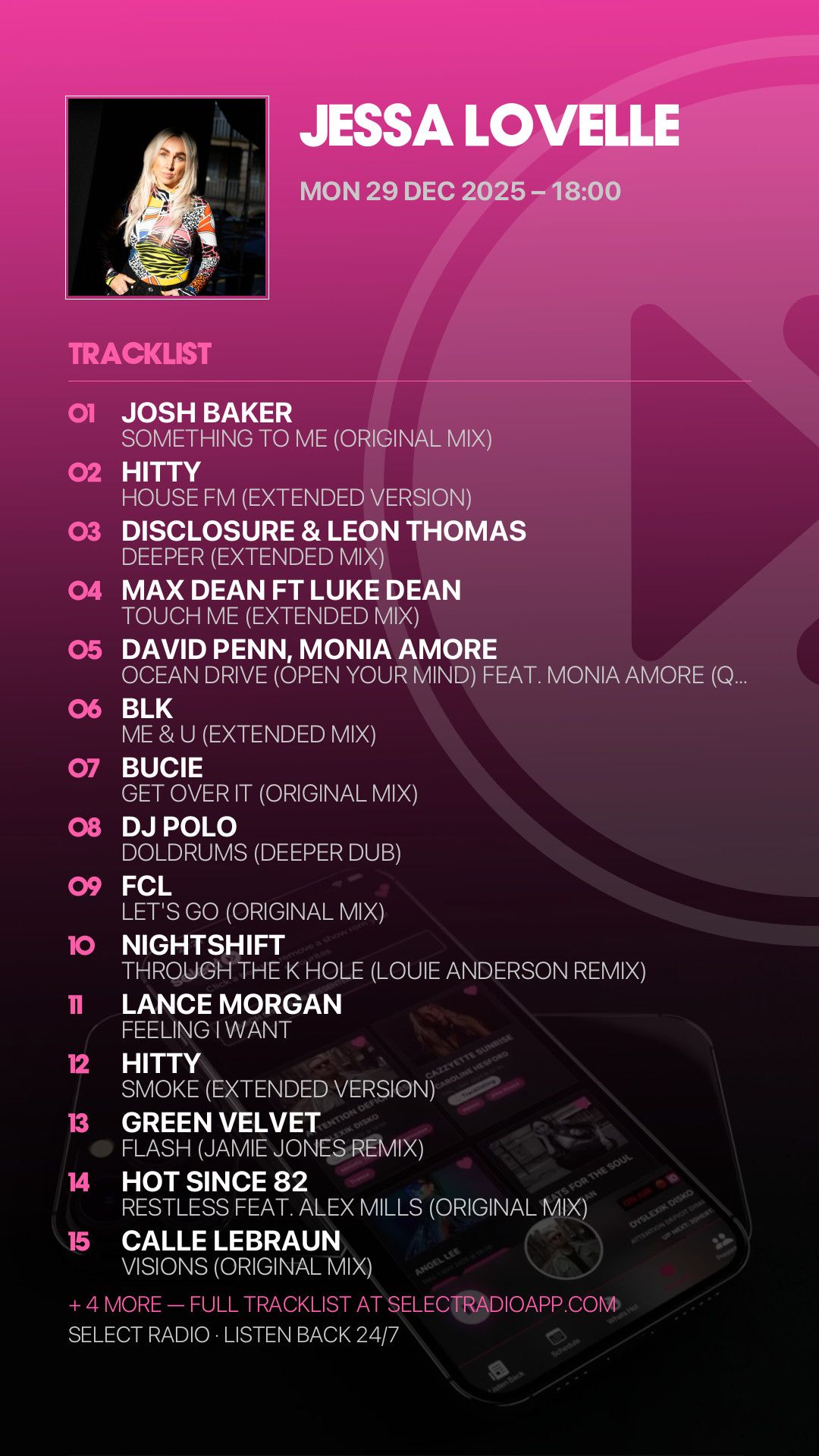 Tracklist Story Preview