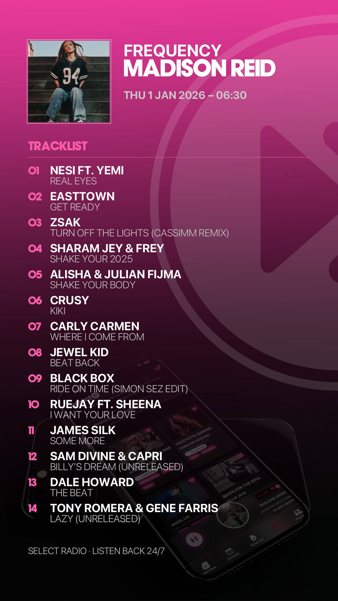 Tracklist Story Preview