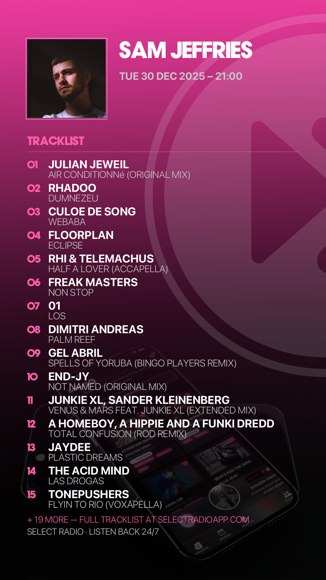 Tracklist Story Preview