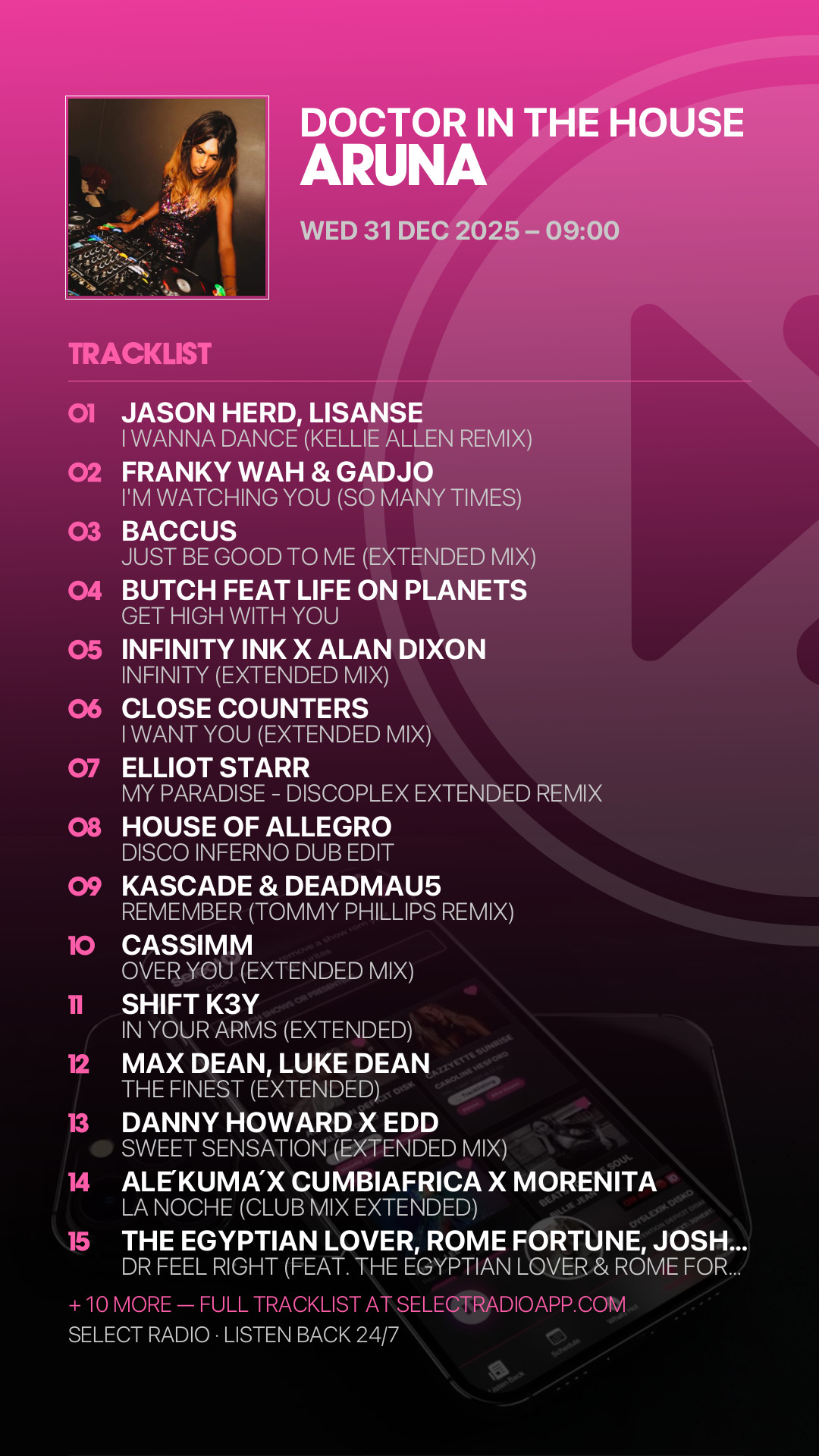 Tracklist Story Preview