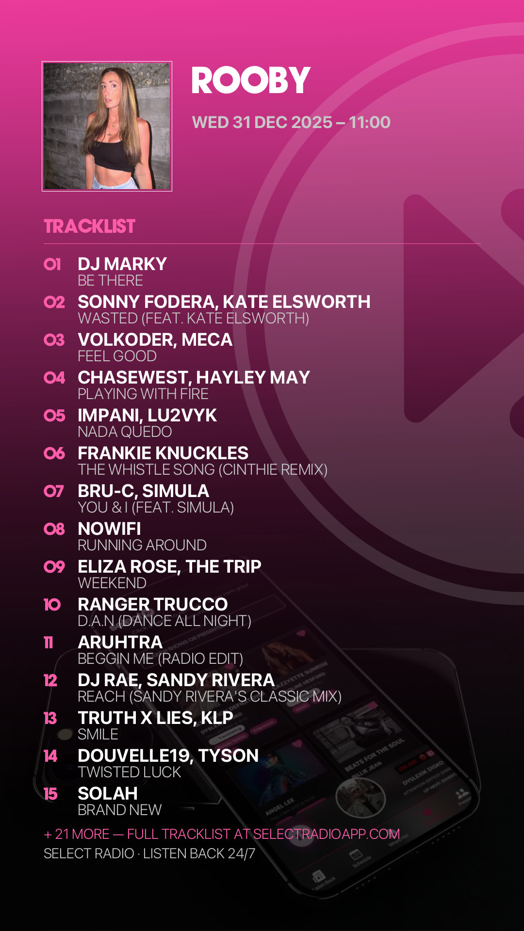 Tracklist Story Preview