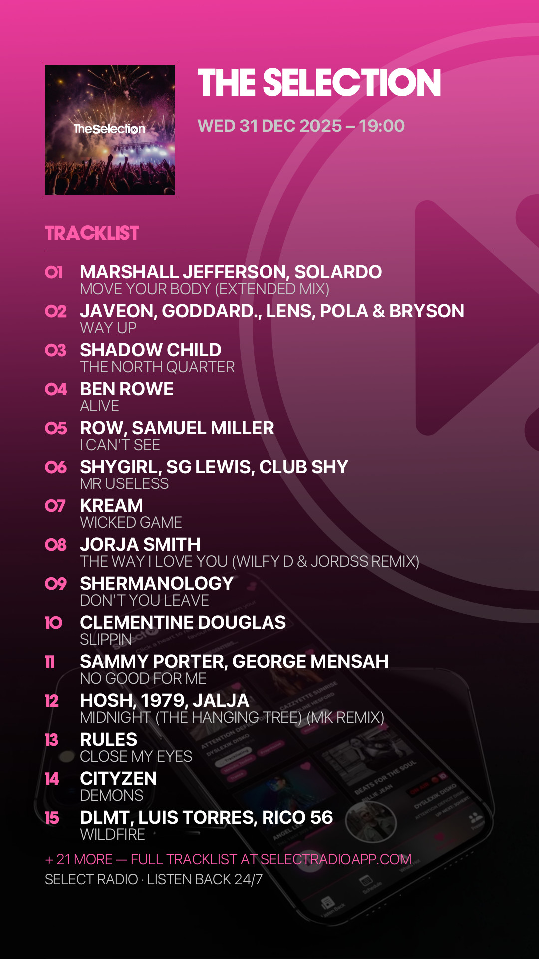 Tracklist Story Preview