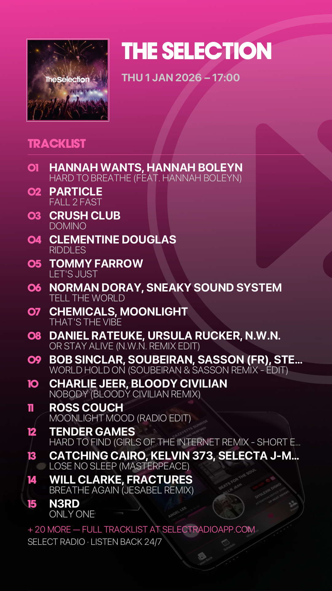 Tracklist Story Preview