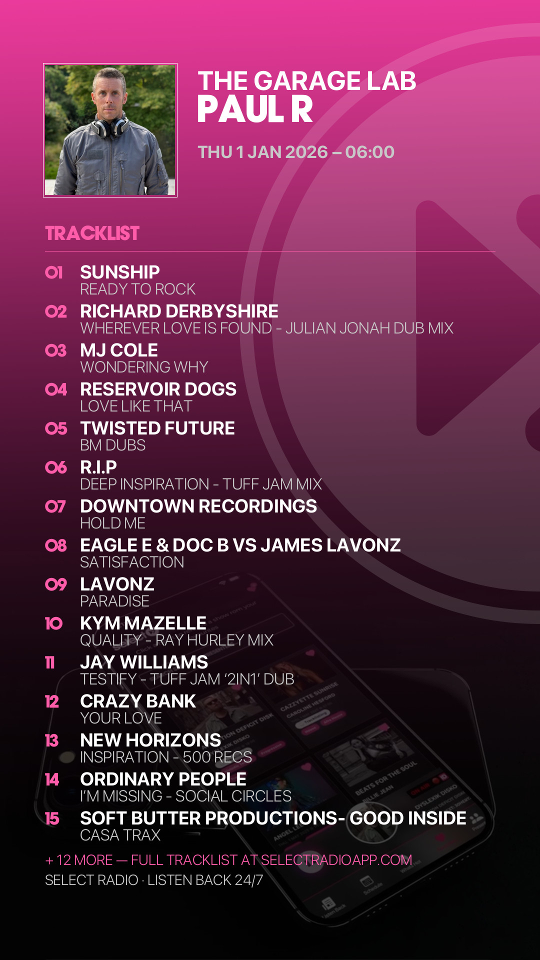 Tracklist Story Preview