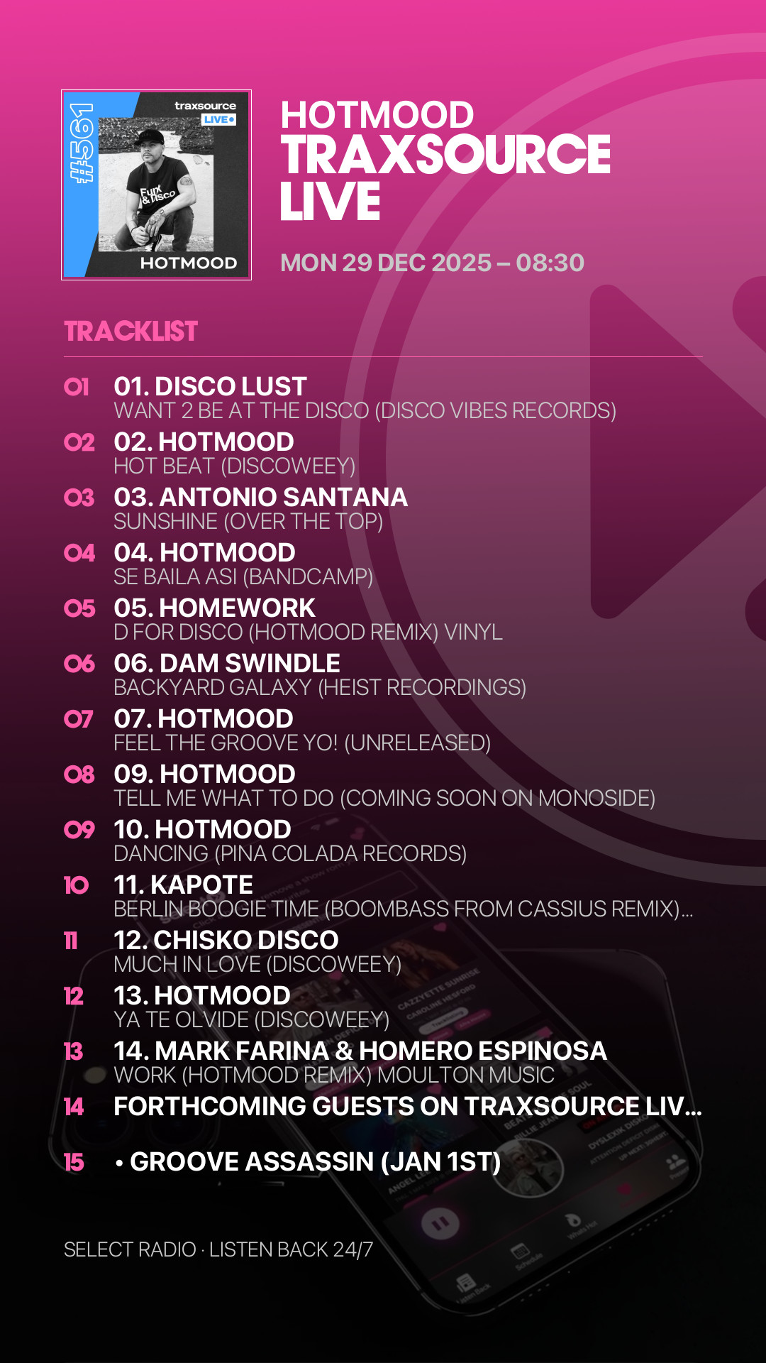Tracklist Story Preview