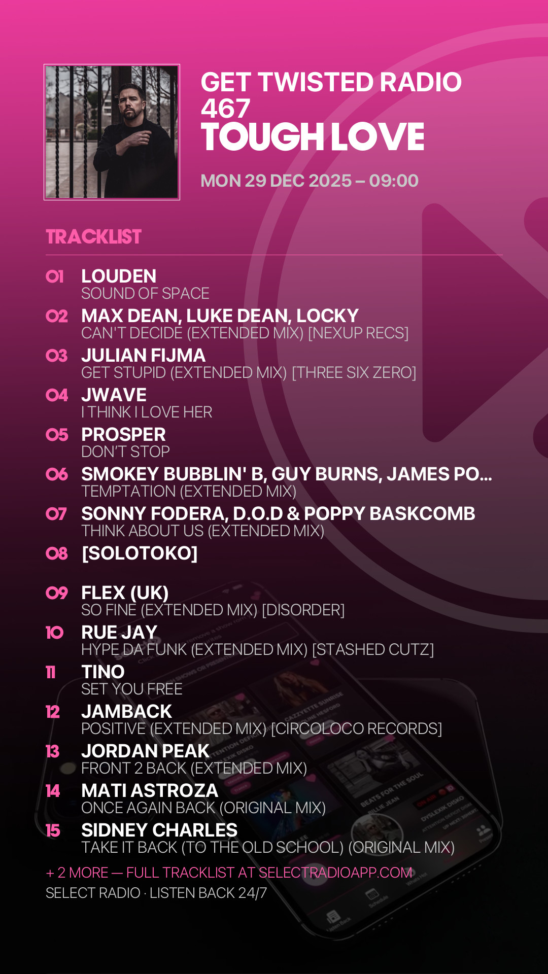 Tracklist Story Preview