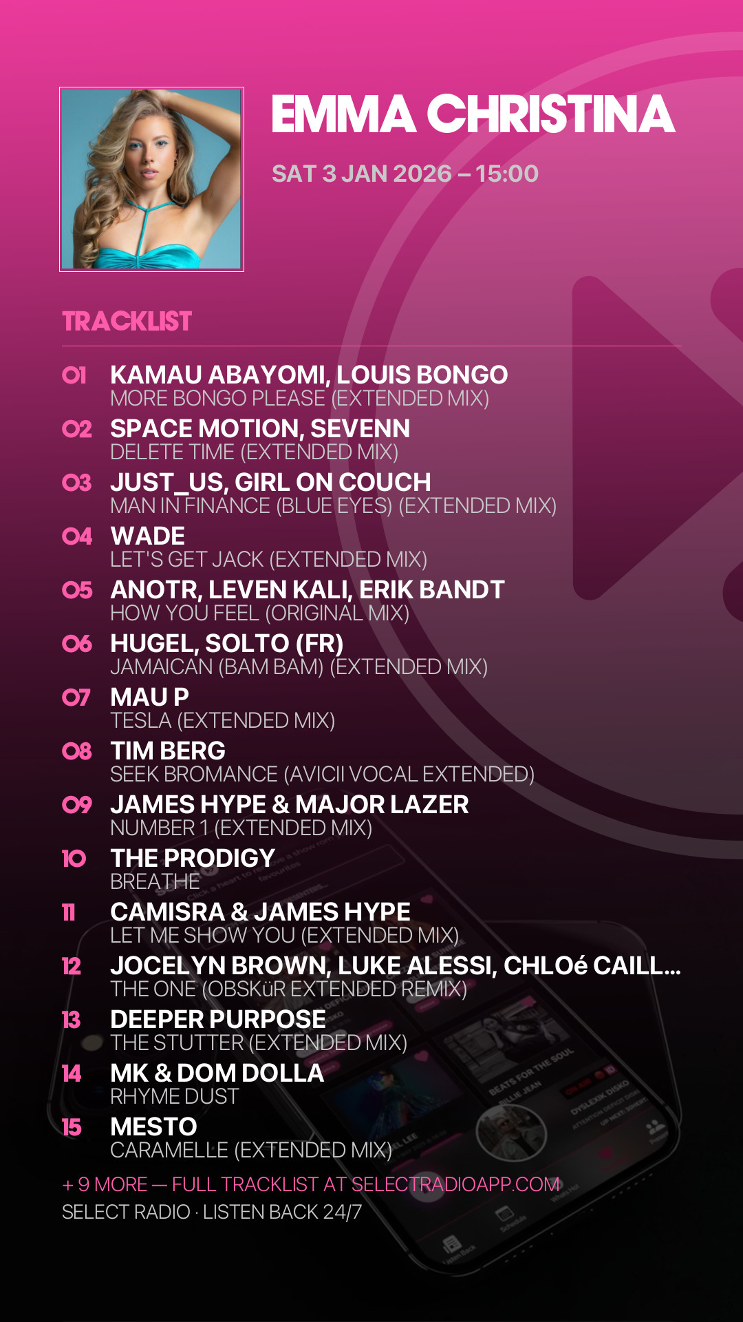 Tracklist Story Preview