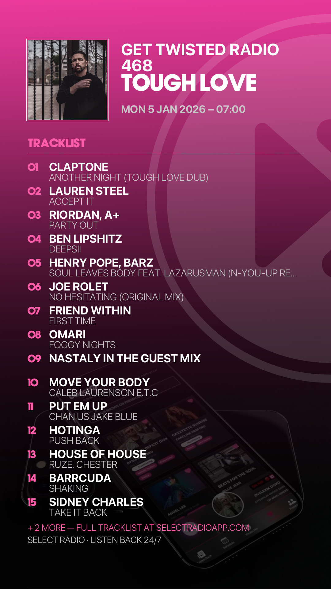 Tracklist Story Preview