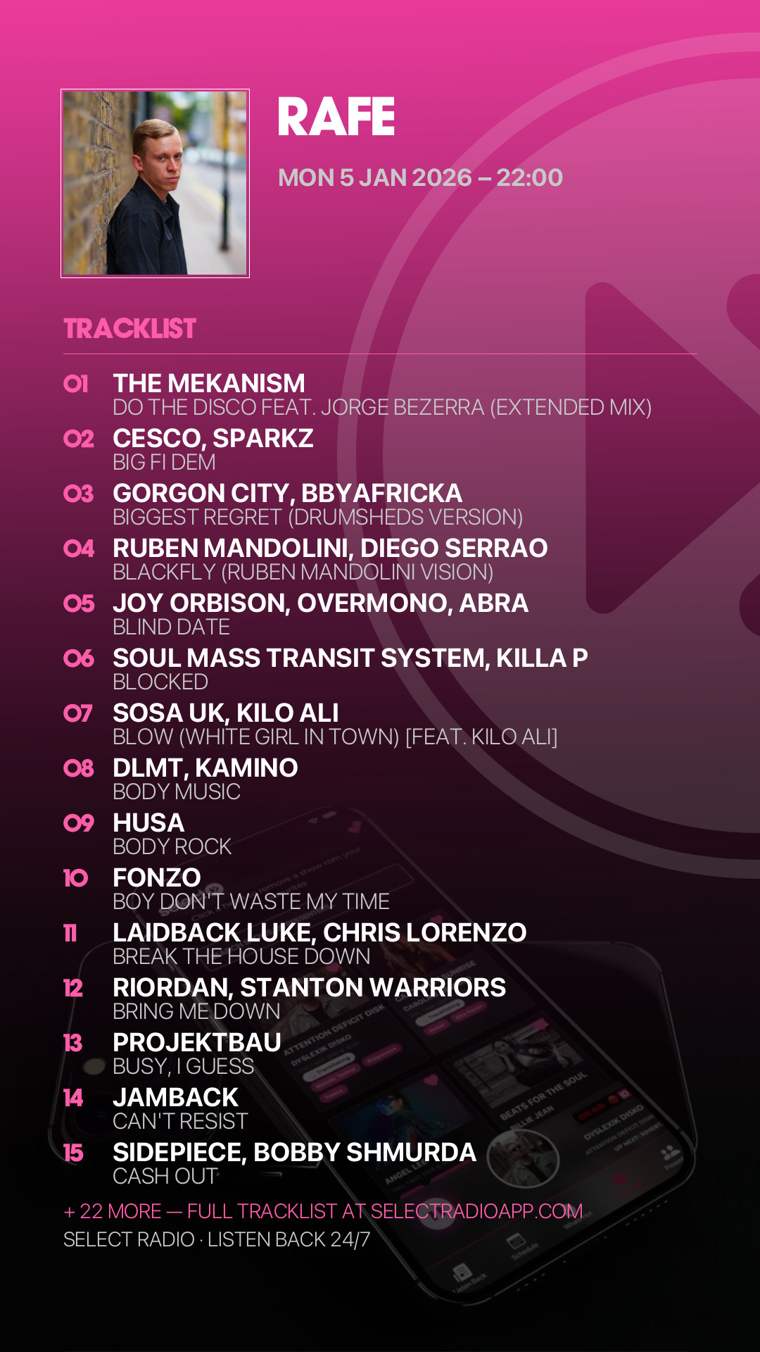 Tracklist Story Preview