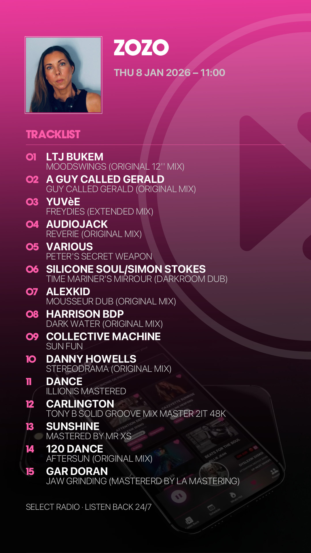 Tracklist Story Preview