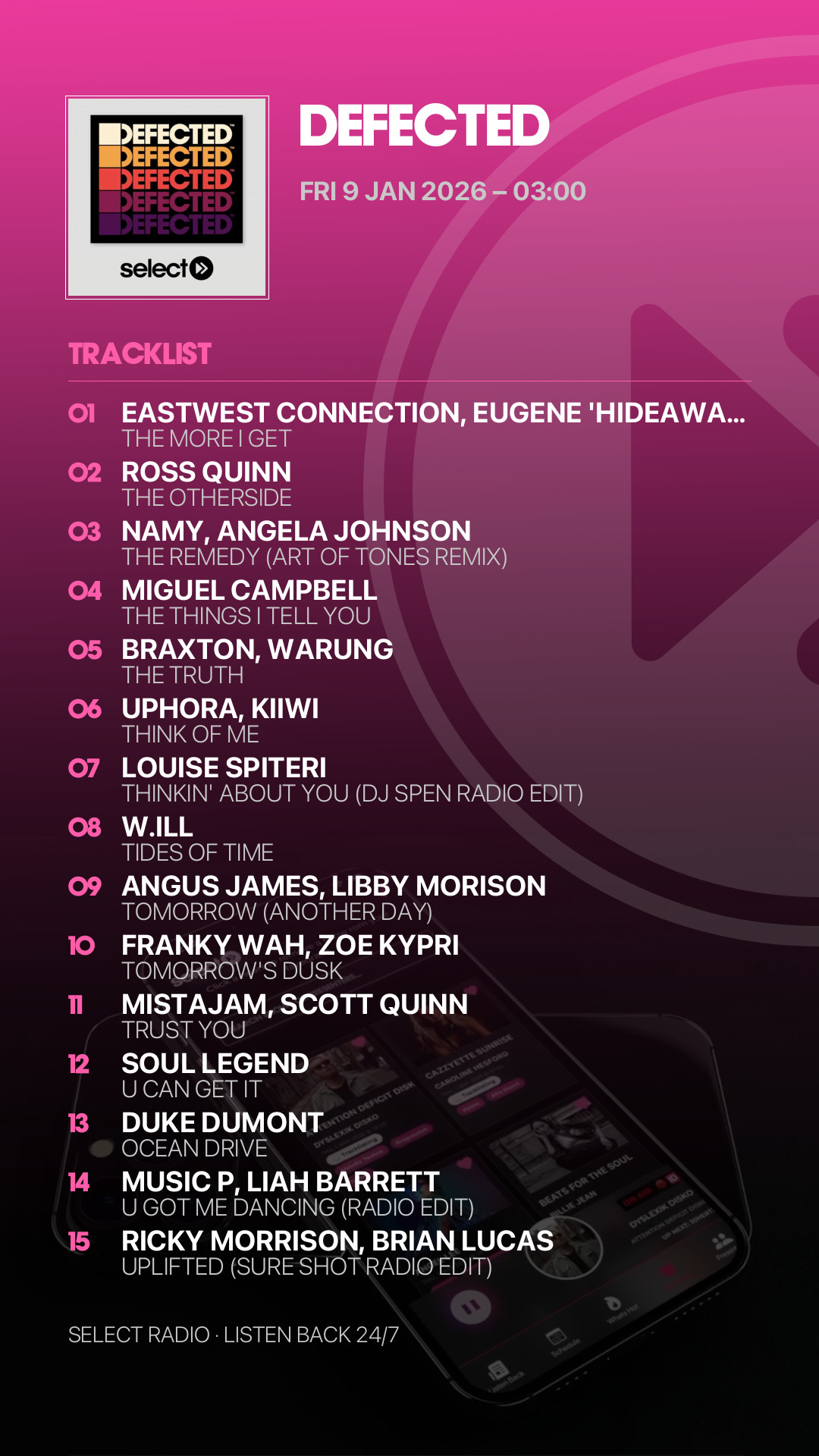 Tracklist Story Preview