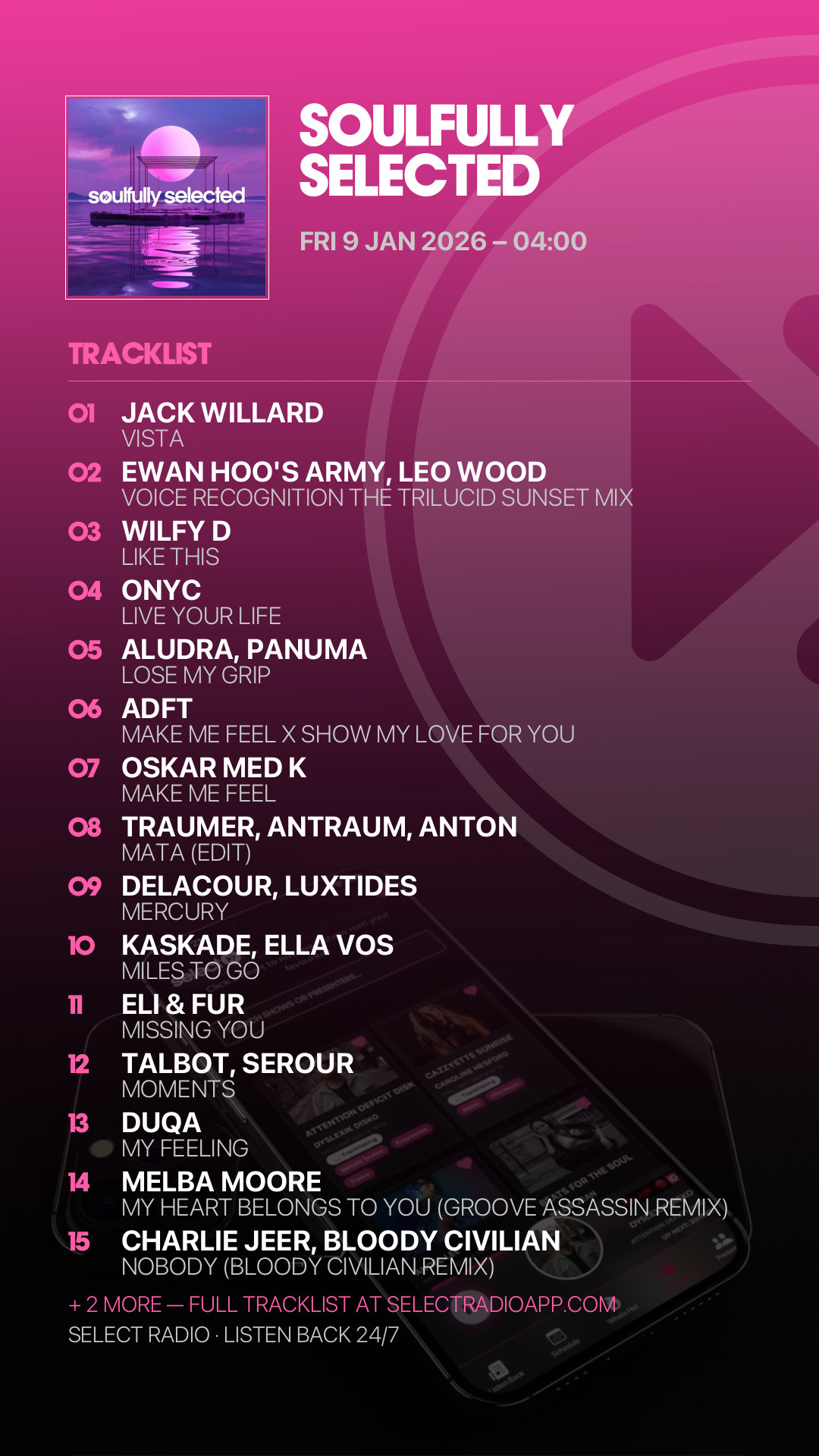Tracklist Story Preview