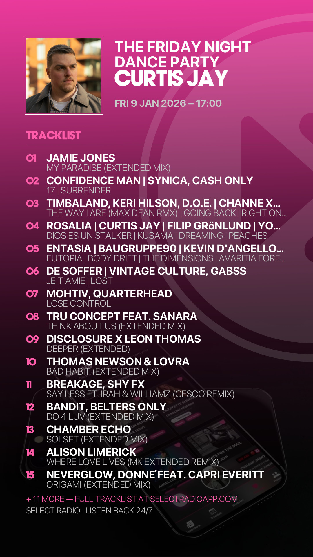 Tracklist Story Preview