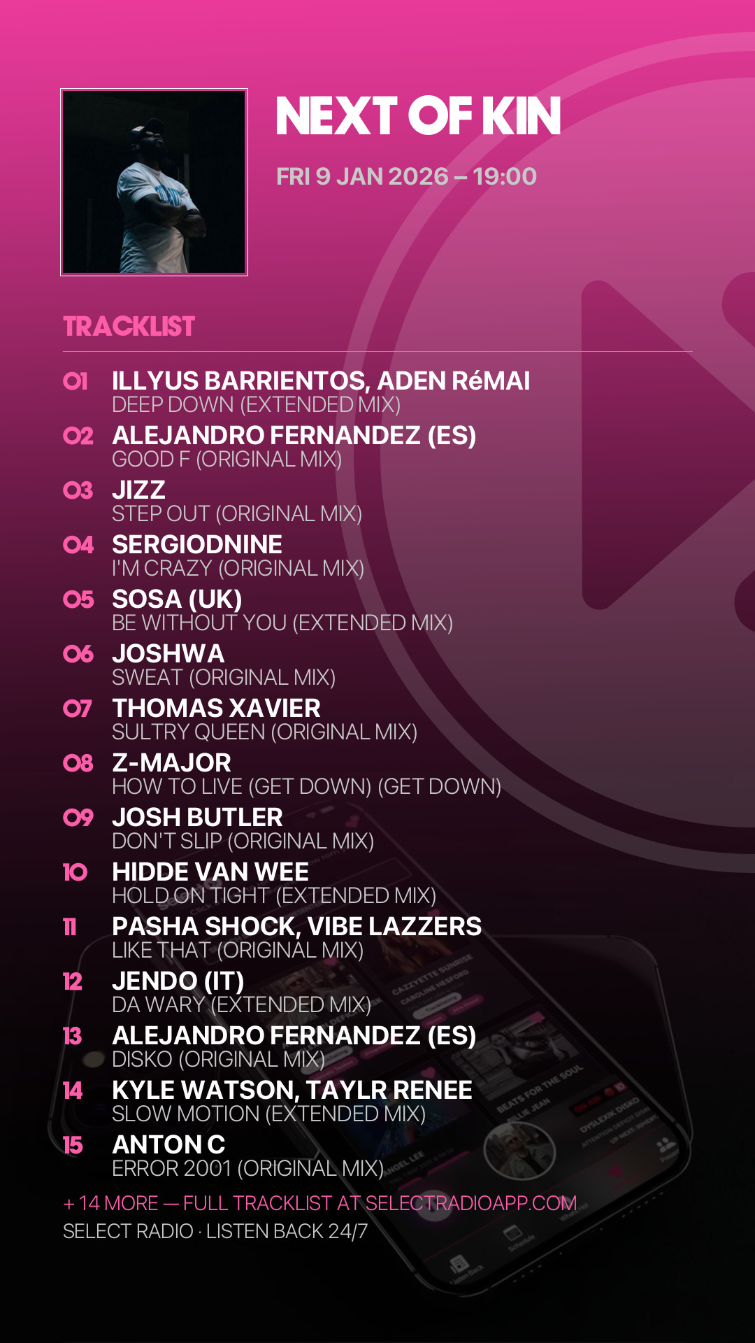 Tracklist Story Preview
