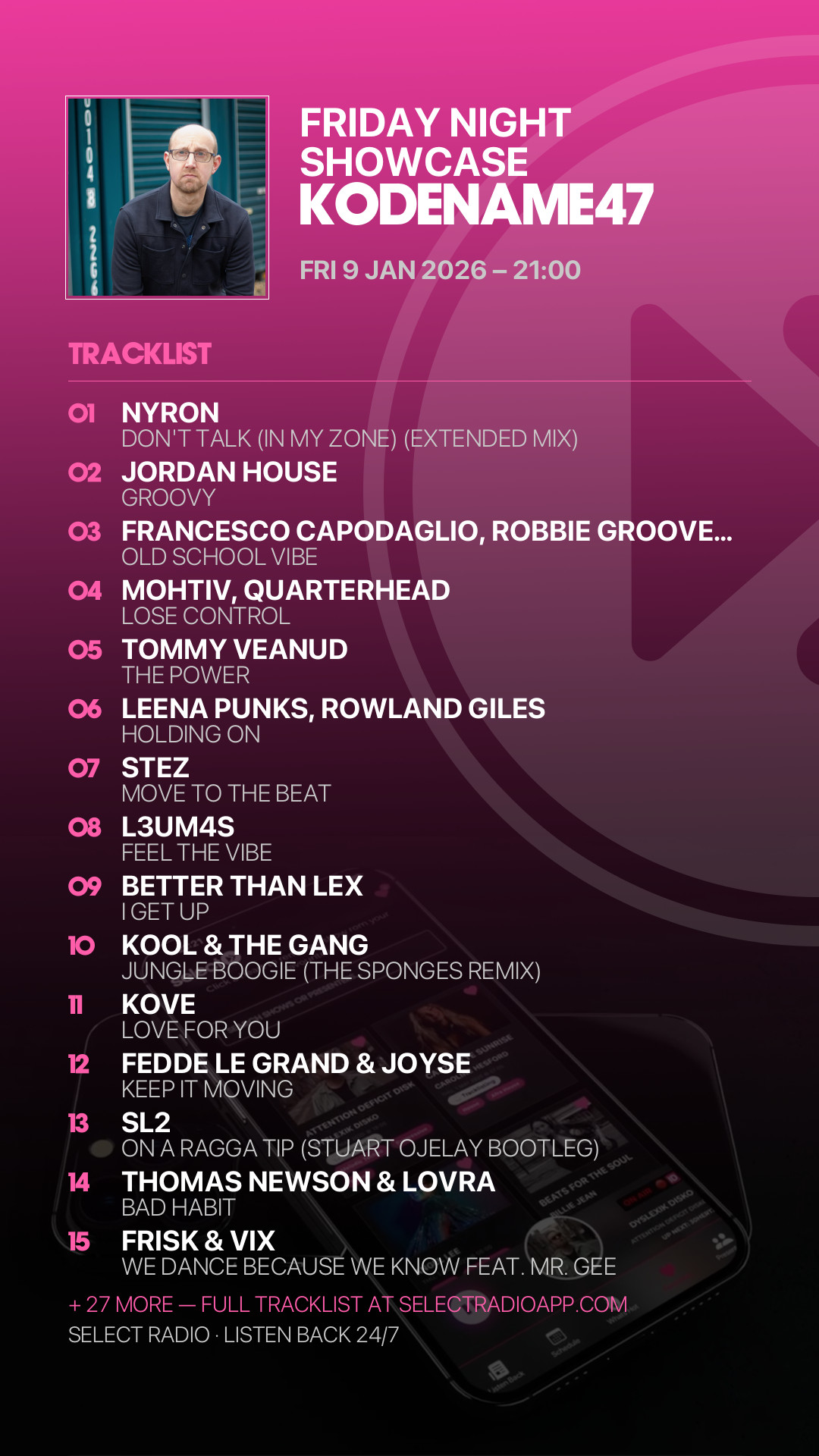 Tracklist Story Preview