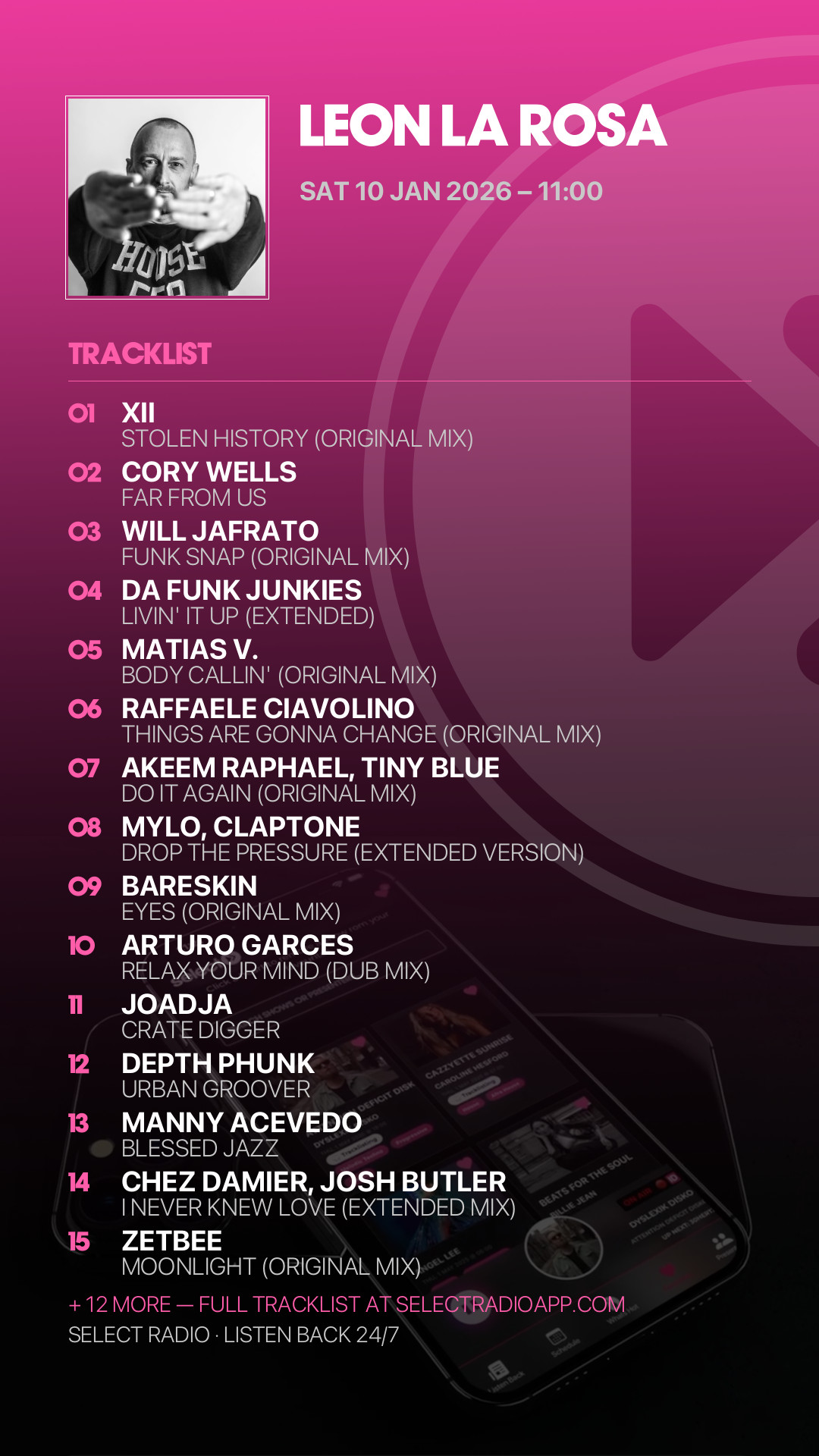 Tracklist Story Preview
