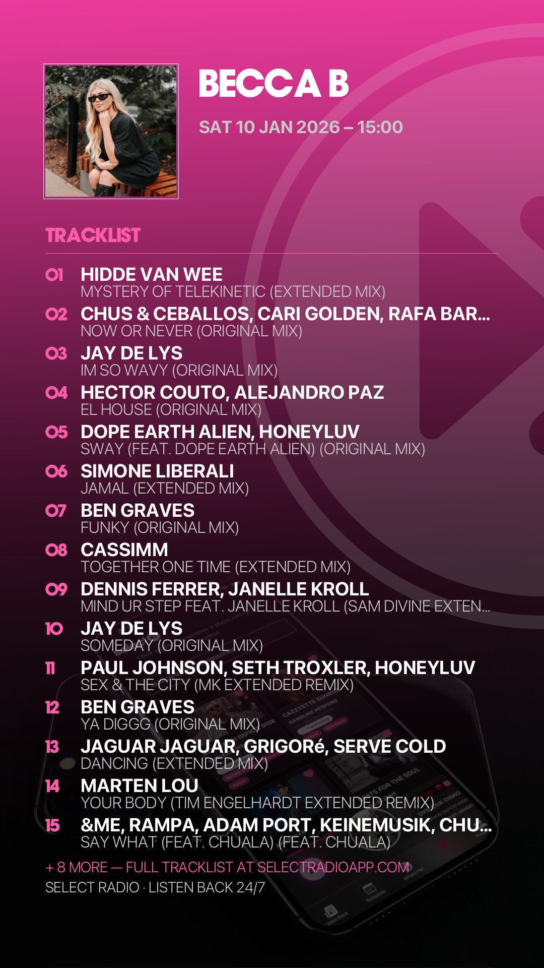 Tracklist Story Preview