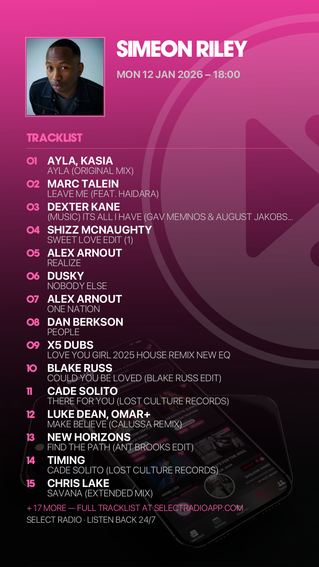 Tracklist Story Preview