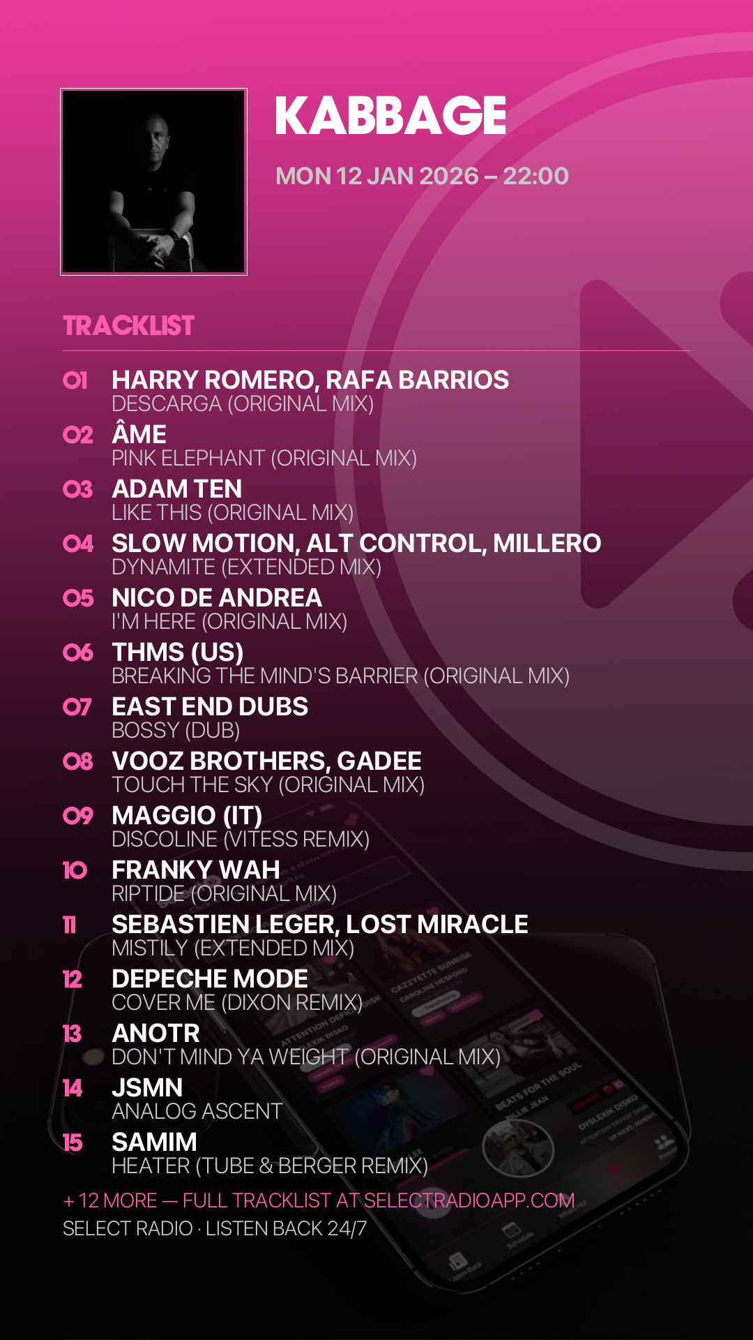 Tracklist Story Preview